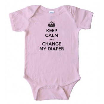 Keep Calm And Change My Diaper Bodysuit