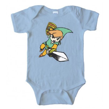 Link Legend Of Zelda - Baby Bodysuit 