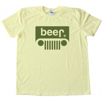 Beer Jeep Logo Tee Shirt