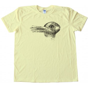 Duck Season Rabbit Season - Optical Illusion - Tee Shirt