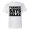 Frankie Says Relax Big Text - Tee Shirt