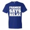 Frankie Says Relax Big Text - Tee Shirt