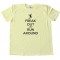 Freak Out And Run Around Keep Calm And Carry On Spoof - Tee Shirt