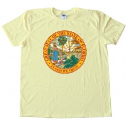 Great Seal Of The State Of Florida State Flag - Tee Shirt