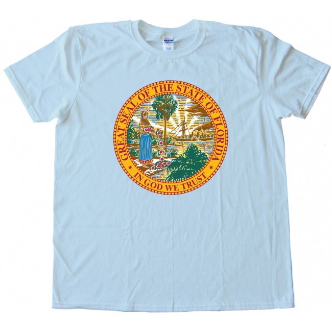 Great Seal Of The State Of Florida State Flag - Tee Shirt