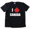 I Love Canada Maple Leaf - Tee Shirt