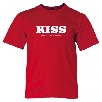 Kiss Keep It Simple Sister - Tee Shirt