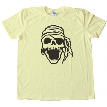 Laughing Pirate Skull - Tee Shirt