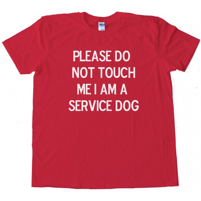 can you touch a service dog