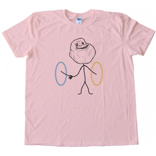 Portal Forever Alone Tee Shirt