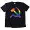 Rainbow Hammer And Sickle - Tee Shirt