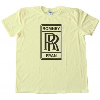 Romney Ryan Rolls Royce Logo - Tee Shirt