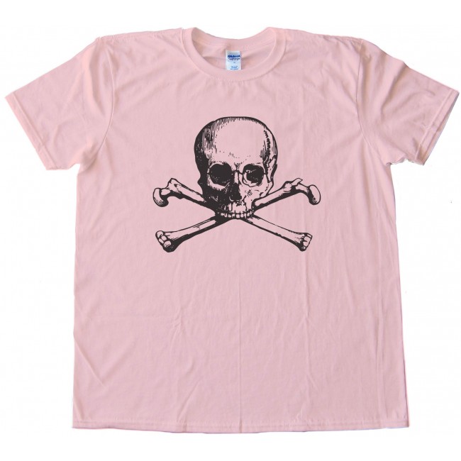 Vintage Skull And Crossbones - Tee Shirt