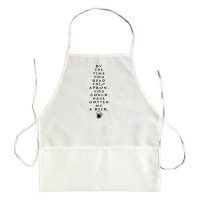 Apron By The Time You Read This Apron You Could Have Gotten Me A Beer