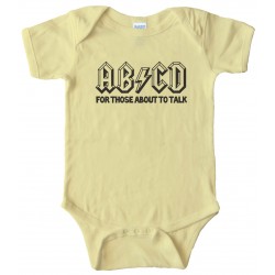 Baby Bodysuit - Abcd For Those About To Talk -