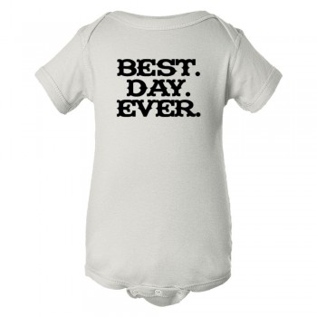 Baby Bodysuit Best. Day. Ever. Mad Magazine Font