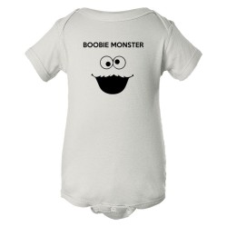 Baby Bodysuit Boobie Monster Cookie Monster