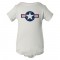 Baby Bodysuit Classic American Military Star Air Force