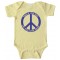 Baby Bodysuit - Peace And Love Baby - Eat. Play. Sleep. Repeat.