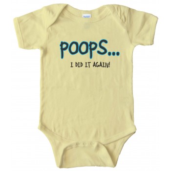 Baby Bodysuit - Poops... I Did It Again!