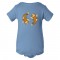 Baby Bodysuit Yin Yang Koi Fish Oranges