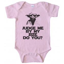 Baby Bodysuit - Yoda Judge Me By My Size Do You?