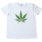 Big Marijuana Leaf Pot Weed Tee Shirt