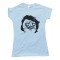 Female Black Hair Me Gusta Rage Comic Face Tee Shirt