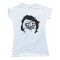 Female Black Hair Me Gusta Rage Comic Face Tee Shirt