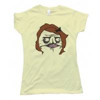 Female Brunette Hair Me Gusta Rage Comic Face Tee Shirt