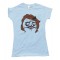 Female Brunette Hair Me Gusta Rage Comic Face Tee Shirt