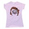 Female Brunette Hair Me Gusta Rage Comic Face Tee Shirt