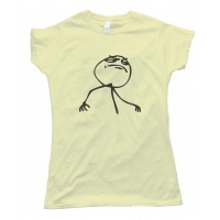 Female F$%&Amp; Yeah Rage Comic Face Tee Shirt