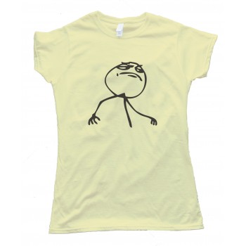 Female F$%&Amp; Yeah Rage Comic Face Tee Shirt