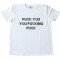Fuck You You Fucking Fuck Blue Velvet Tee Shirt