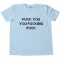 Fuck You You Fucking Fuck Blue Velvet Tee Shirt