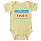 Hello My Name Is Trouble - Baby Bodysuit