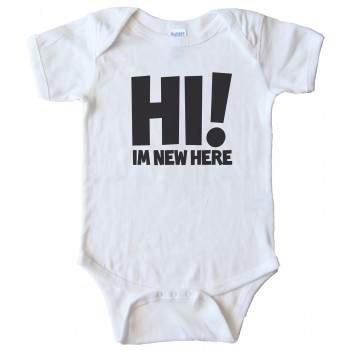 Hi I'M New Here - Baby Bodysuit