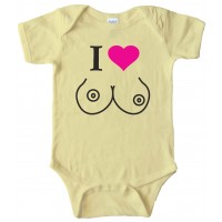 I Love Boobs - Baby Bodysuit