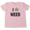 I Love Marijuana Pot Leaf Tee Shirt