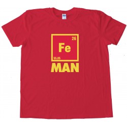 Iron Man Chemical Symbol Tee Shirt