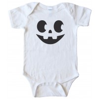 Jack 'O Lantern Face - Halloween - Baby Bodysuit