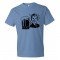 Man Holding A Massive Beer - Tee Shirt