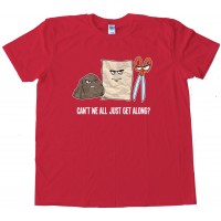 Rock Paper Scissors Can'T We All Get Along? - Tee Shirt