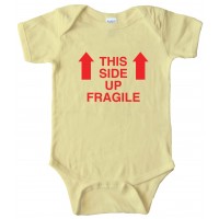 This Side Up - Fragile - Baby Bodysuit