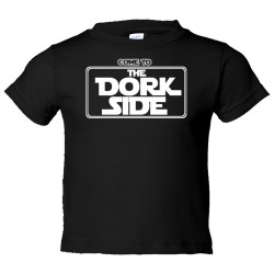 Toddler Sized Come To The Dork Side - Tee Shirt Rabbit Skins