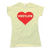 Westlife Heart Tee Shirt