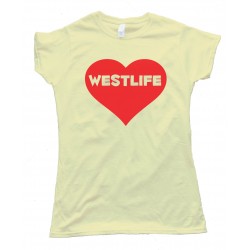 Westlife Heart Tee Shirt