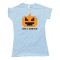Womens 8 Bit Halloween Pumpkin - Tee Shirt