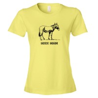Womens Ass Man Donkey Sexual Preference - Tee Shirt